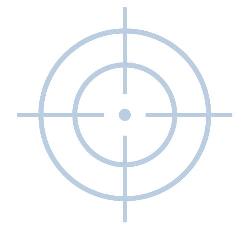 crosshair design symbolizing personal and home defense training.